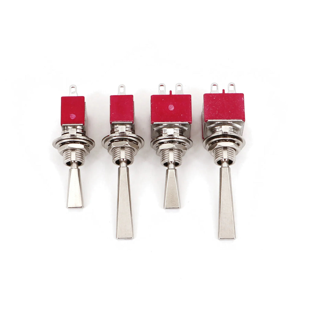 Salecom T80-T U/U2 Series Flat Handle Remote Control Mini Toggle Switch 6.35mm Panel Mount 5A/125VAC