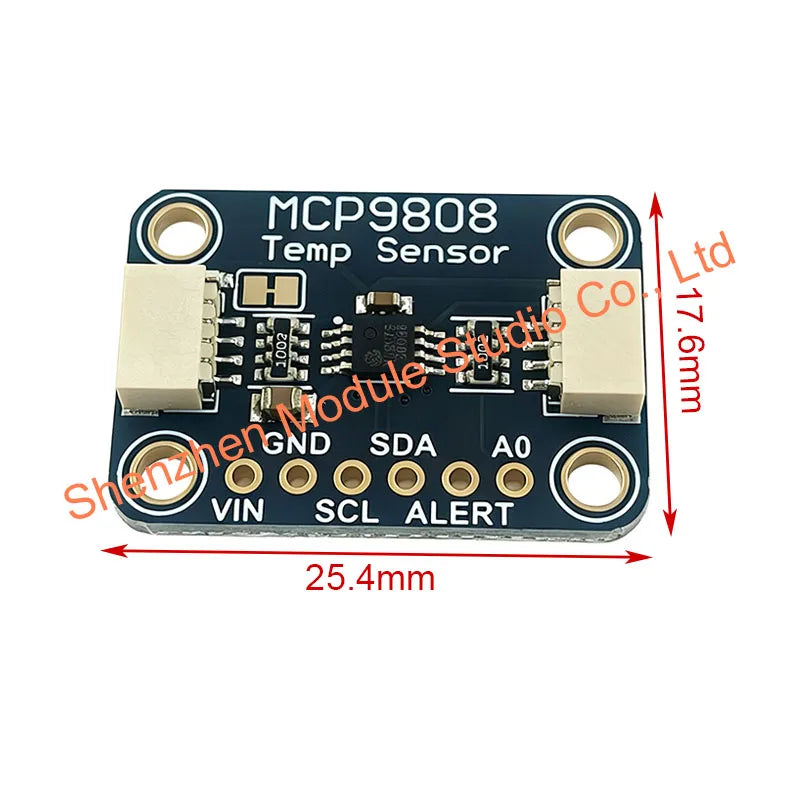 1PCS MCP9808 High Precision I2C Digital Temperature Sensor Breakout Board High Accuracy Temperature Detection Module