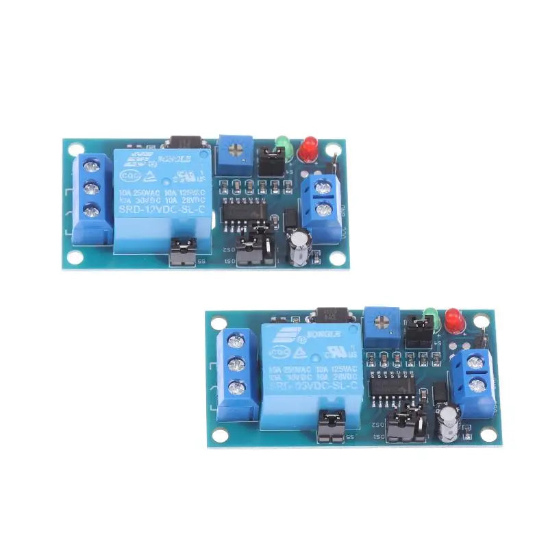 5V/12V Delay Timer Relay Module - Normally Open Trigger with Vibration Sensor for Alarm & Automation〔YY26〕