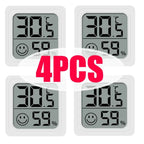 1/3/4/6 PCS Mini LCD Digital Thermometer Hygrometer Indoor Room Temperature Humidity Meter Sensor Gauge Weather Station Set