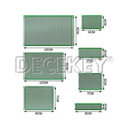 Double side PCB 2.54mm FR-4 7x9 6x8 5x7 4x6 3x7 2X8 12x8cm 9x15cm DIY Universal printed circuit PCB board protoboard 6*8 5*7