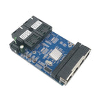 Converter  2 fiber 4 rj45 gigabit pcba sc board singemode 10/100/1000m fiber switch ethernet fiber board