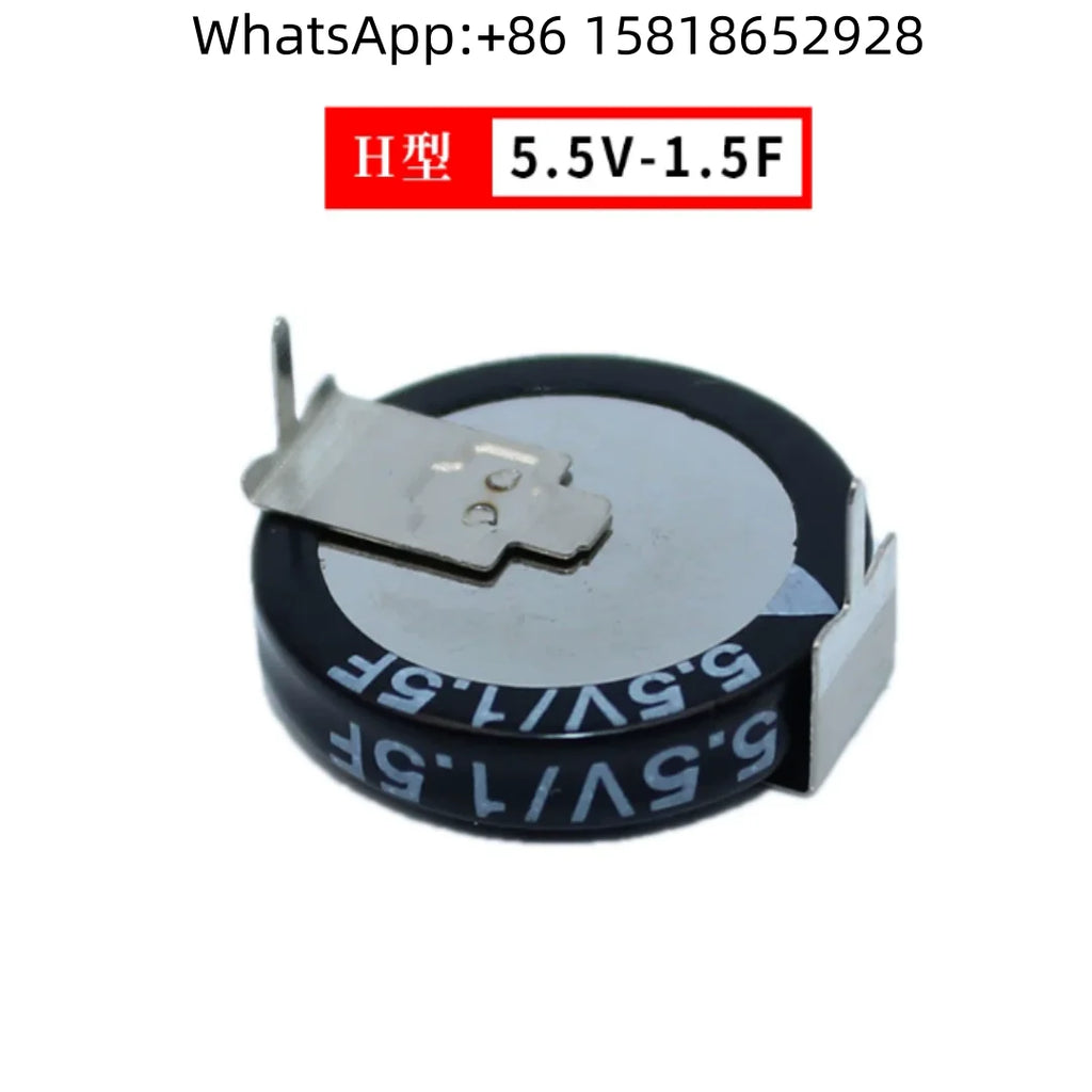 4pcs Super Capacitors V.H.C Type 5.5V 0.1F, 5.5V 0.22F, 5.5V 0.33F, 5.5V 0.47F, 5.5V 1.0F, 5.5V 1.5F, 5.5V 2.5F, 5.5V 5.0F, 5.5V