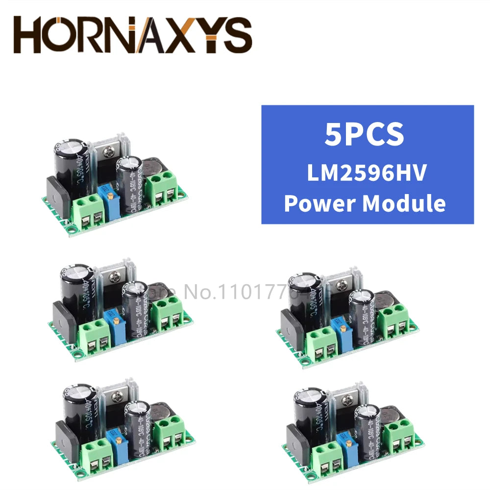 AC/DC to DC Buck Step Down Converter Module LM2596HV 3v 3.3V 5V 6V 9V 12V 15V 24V DC 5V-50V Adjustable Step-Down 3A Power Supply