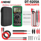 Profesional Digital Multimeter AC/DC Voltage Current Test ANENG Capacitance NCV Resistance Ohm Electrical Test Meter Tools