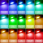 Colorful 1W 3W 5W LED Chip Red Green Blue Yellow Amber Orange 440nm 470nm 480nm 500nm 540nm 570nm 660nm 670nm COB Light Beads