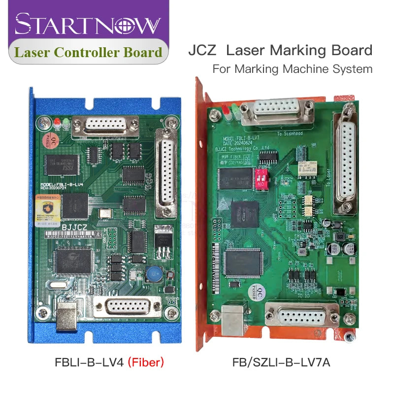Startnow JCZ Control Card Fiber CO2 UV Laser Marking Machine Universal FBLI-B-LV7 Control Board Ezcard For Laser Marking Machine