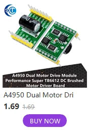 L298N Dual H-Bridge Motor Driver Module - PWM Speed Control & Direction Reversal for DC Motors (5V-35V)