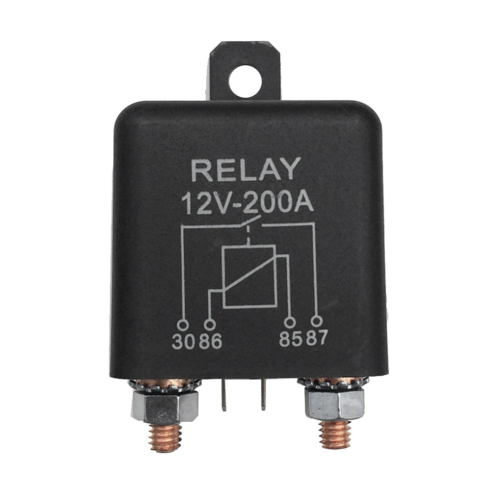 DC 12V 24V 100A 200A  WM686 Universal Relay 4 Pin Normal Open Car Starter Relay for Battery ON/Off Split Charge Relay Switch