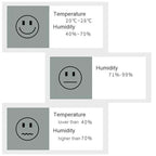 Mini LCD Digital Thermometer Hygrometer Indoor Room Temperature Humidity Meter Sensor Gauge Weather Station Set