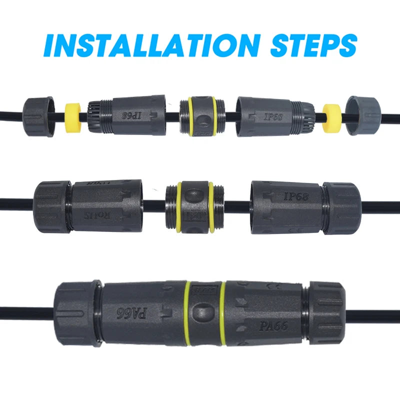 RJ45 Connectors Tool Free CAT6A, CAT7 Field Termination Plug Shielded RJ45 Modular Plugs for 2000MHz 40G
