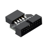 1PCS Front Panel Plug Connector USB3.0 19-pin To USB 9Pin Adapter For Motherboard