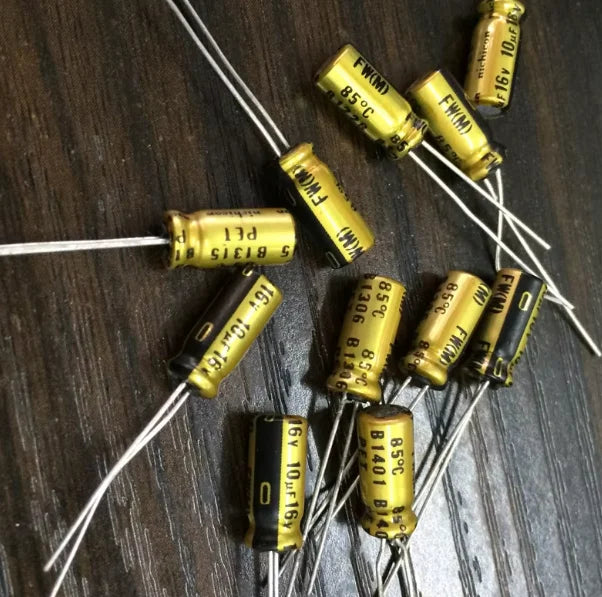 10pcs 10uF 16V NICHICON FW Series 5x11mm 16V10uF Audio Aluminum Electrolytic Capacitor Top Grade