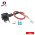 12V Fuse Holder Add-a-circuit TAP Adapter Micro Mini Standard Ford ATM APM Blade Auto Fuse with 10A Blade Car Fuse with holder