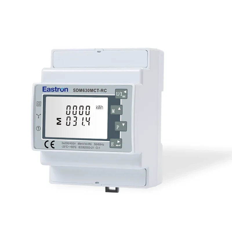 SDM630MCT-RC+3pcsESCT-RC60-240 Three Phase Three Wire Rogowski Coil Energy Meter High Precision Energy Meter with Rogowski Coil