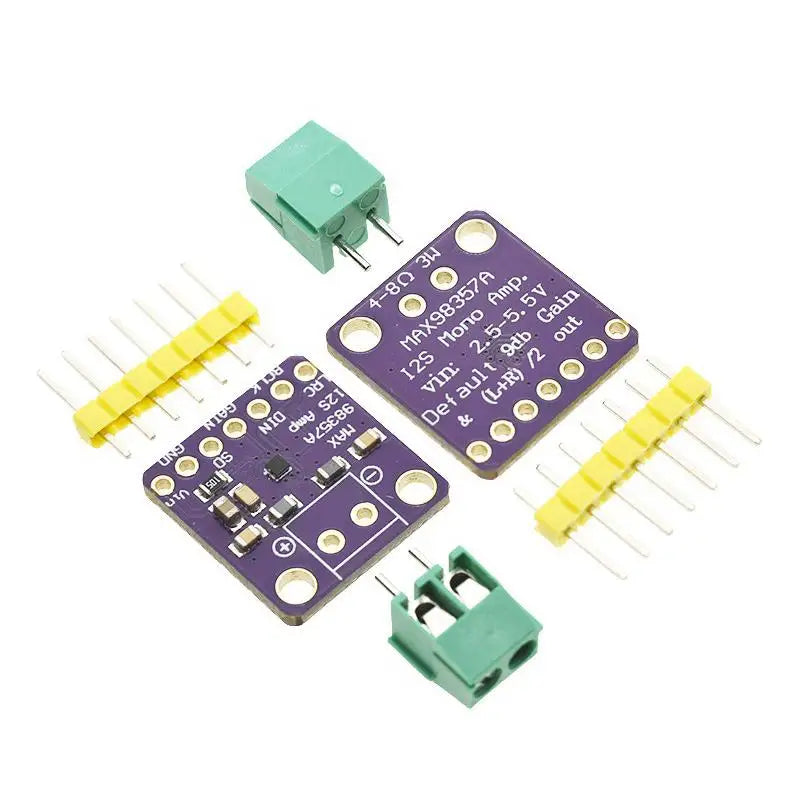 ࿑MAX98357A Audio Amplifier Module 3W I2S Input Class D Power Board Without Filter High Quality for DIY Projects