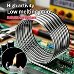 1.0mm 20g 50g 100g Soldering Tin Wire Tin Melt Rosin Core Solder Low Temperature Easy Melt Solder Wire  No-clean FLUX 2.2%