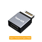USB 3.1 Front Panel Header Type E to USB C Type C Expansion Cable Adapter Connector for Desktop Computer Motherboard Plug