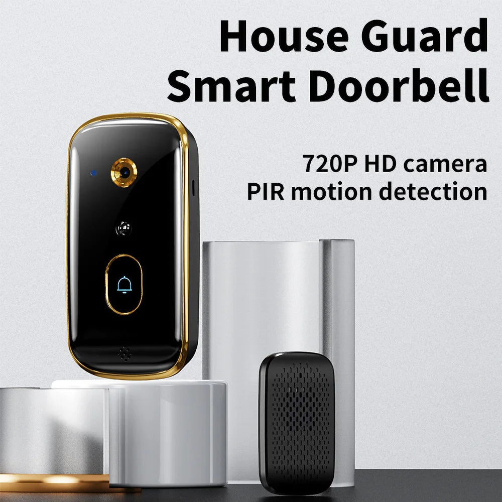 WIFI Video Doorbell App Smart Home Door Bell Wireless Security Camera Doorbell PIR Motion Detection IR Night Vision