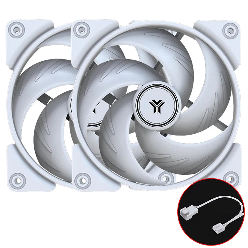 JUMPEAK PB120 120mm Cooling Fan Quiet 4PIN PWM 2000RPM High Performance 12cm Fans For PC Computer Case CPU Cooler Radiator