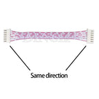 5PCS XH2.54 2.54mm 3P 4P 5P 6P 1.25MM 1.5MM 2.0MM  2p ~ 12p Same direction Female Terminal Cable JST Wire Connector Double Head