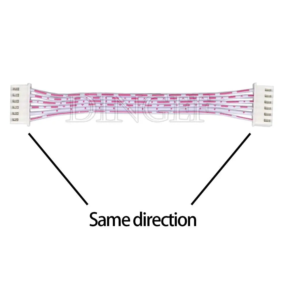 5PCS XH2.54 2.54mm 3P 4P 5P 6P 1.25MM 1.5MM 2.0MM  2p ~ 12p Same direction Female Terminal Cable JST Wire Connector Double Head