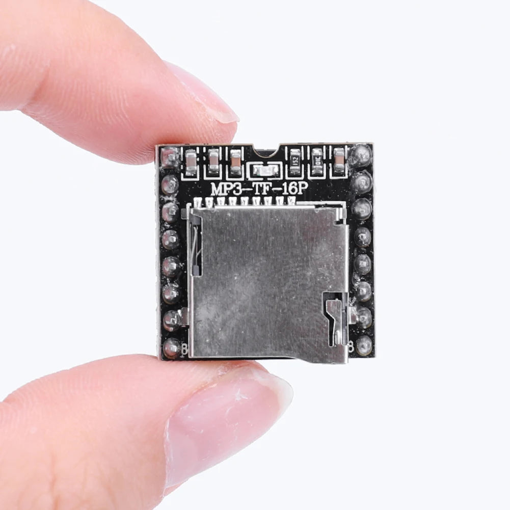 1-5PCS DFPlayer Mini MP3 Player Module V3.0 16P Support TF Card U-Disk Mini MP3 DF Player Audio Voice Module Board for Arduino