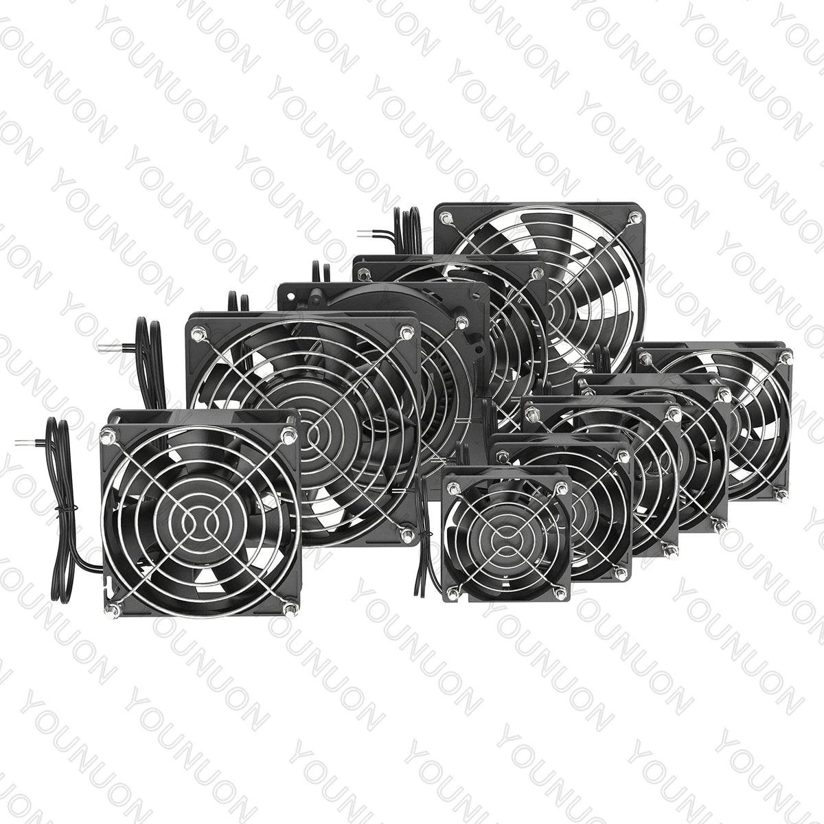 EC Axial Fan 60mm 80mm 90mm 120mm Ball Brushless Fan Cooler AC 110V 120V 220V 230V 240V Computer Case Fan 6025 8025 9225 12038