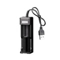 18650 26650 14500 Charger Universal 1 Slot Battery USB Charger Adapter LED Smart Chargering for Rechargeable Batteries Li-ion