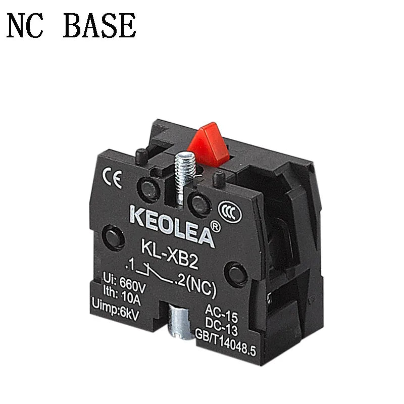 1Pcs Button Switch Self Reset Small Mushroom Head Emergency Stop 22mm Knob Key Start Inching Power on XB2-BG21 XB2-BA31 XB2-BS54