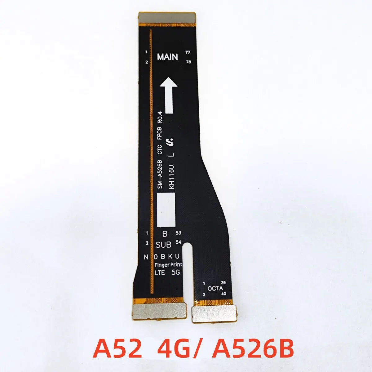 Main Motherboard Connector Board Ribbon LCD Display Flex Cable For Samsung Galaxy A52S A52 A526U A526B A528B 4G 5G