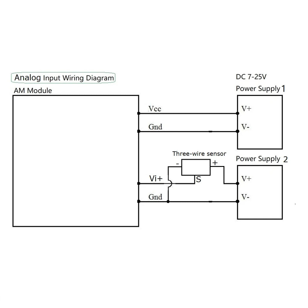 DC 12V-24V 8AI 8VI 4-20MA /0-10V to RS485 Current/Voltage ADC Collector Module for MODBUS RTU PLC Board