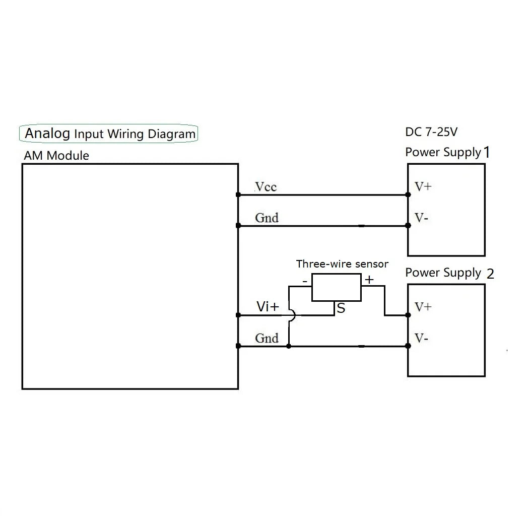 DC 12V-24V 8AI 8VI 4-20MA /0-10V to RS485 Current/Voltage ADC Collector Module for MODBUS RTU PLC Board