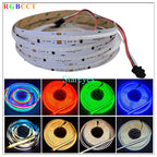 COB SPI LED Strip Light 24V 5m Addressable Pixels White CCT RGB RGBW RGBCCT WS2811 WS2814 Digital IC FCOB Magic Color Tape Rope