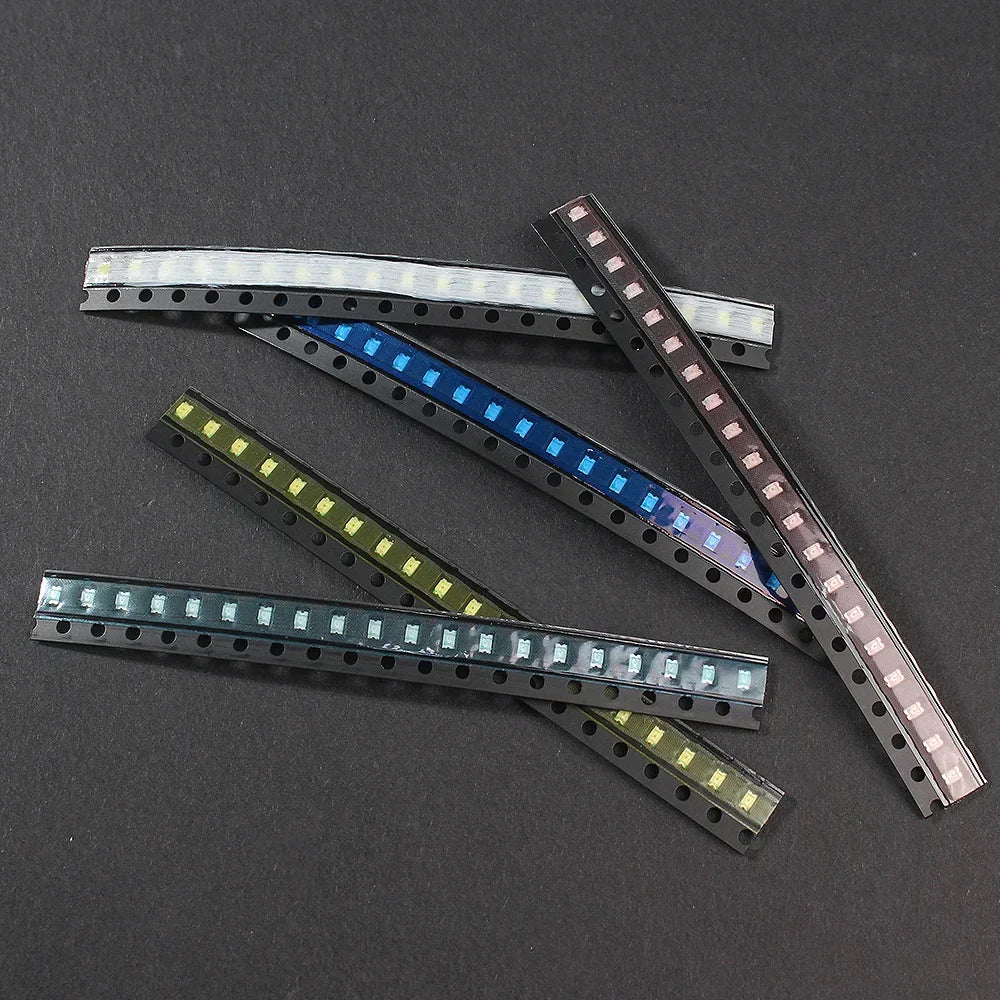 100pcs SMD LED 0603& 0805 5-color White Yellow Red Blue Green Digital Products LED Display Screens Electronic Diy Accessories