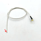 White Cable RG316 for MMCX Male Plug Pigtail Adapter