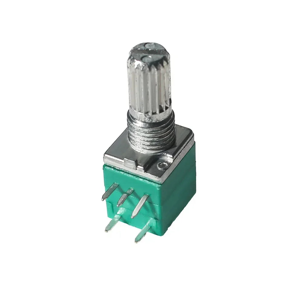 New 5PCS Volume Potentiometer Industrial Switches 5Pin 5K 10K 20K 50K 100K Switch Audio Shaft 15mm Amplifier Sealing RK097G