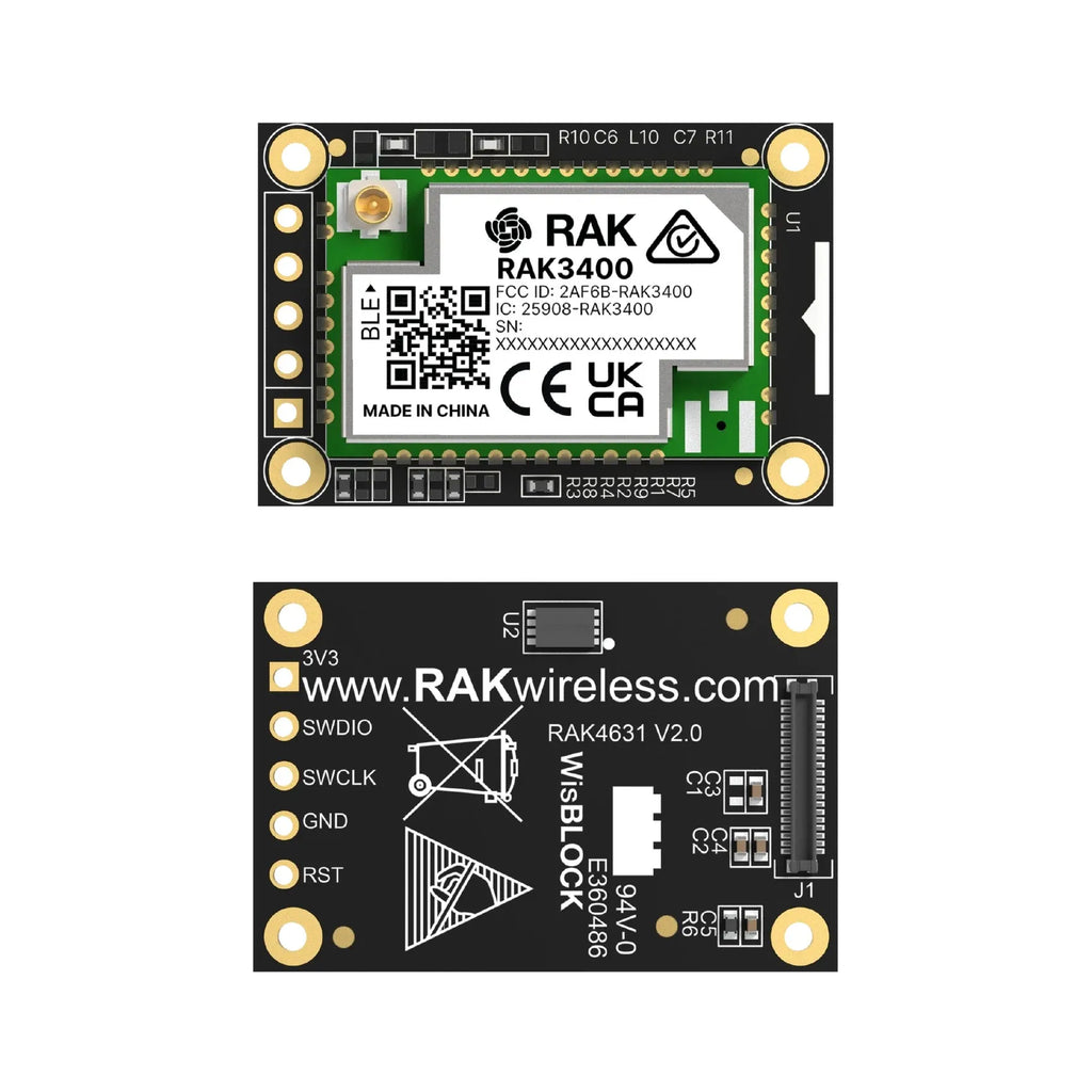 RAK3401 NRF52840 BLE Core Module | Low-Power WisBlock MCU with TCXO, Rich I/O, Modular Expansion, LoRa-Ready for RAK13302