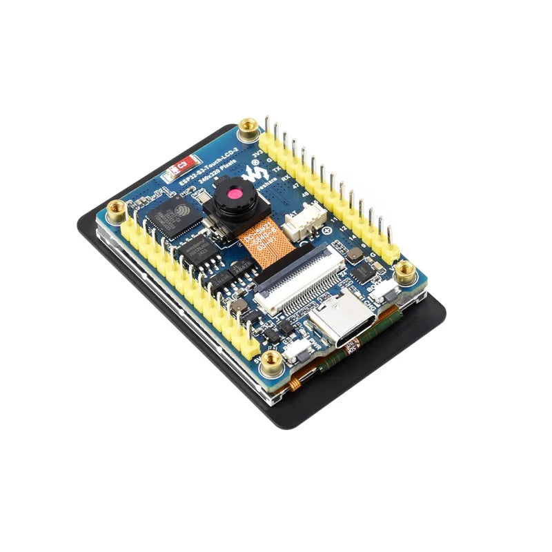 Waveshare ESP32-S3 2inch Capacitive Touch Display IPS 240×320 Camera Touch Option Supports WiFi Bluetooth Development Board