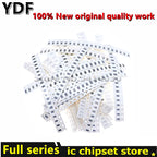 (50-4000pcs) 100% New 0402 0603 0805 1206 1210 2010 2512 SMD Resistor Assorted Kit 1K 1R 0R-910R 1K-910K 1M-10M Resistance 1% 5%