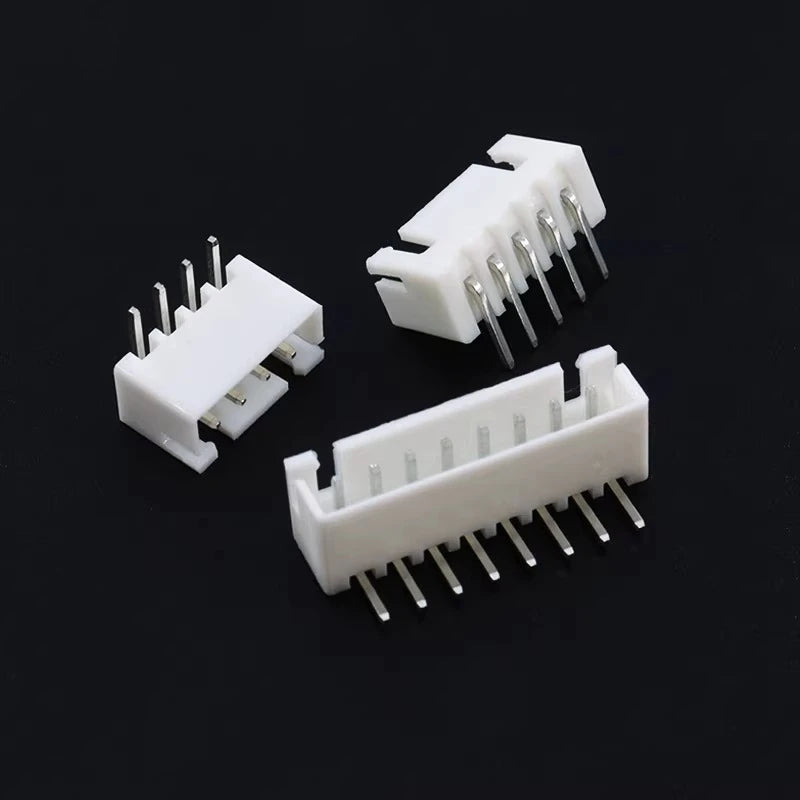 50PCS XH2.54 Right Angle Pin Header Connector 2P 3P 4P 5P 6P 7P 8P 9P 10P 12P 2.54mm Pitch XH for PCB JST 90D Bend RA Pin Wafer