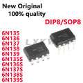 10/PCS New Original 6N135 6N136 6N137 6N138 6N139 DIP 6N135S 6N136S 6N137S 6N138S 6N139S SOP Optocoupler chip In Stock