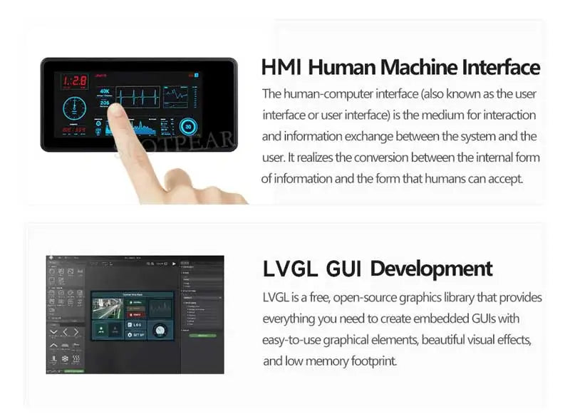 Waveshare ESP32 S3 1.91inch AMOLED Development Board 240x536 WiFi Bluetooth 5 16MB Flash PSRAM 6-Axis IMU Sensor LVGL CNC Case