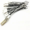 20pcs G4 DC Halogen LED Ceramic Light Socket G4 LED Lamp Base Holder with 10cm 20cm 50cm 150cm High Temperature Resistant Wire