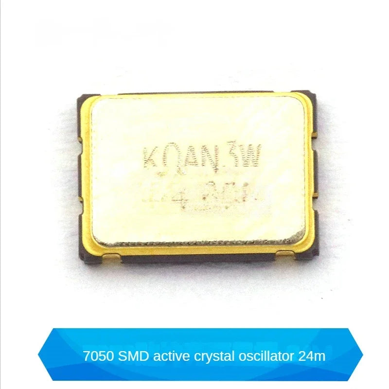 7050 SMD Active Crystal Oscillator SMD Active Clock Oscillator 5x7mm 4-pin 25M 25MHz 4M 6M/8/12/24/25/27/30/32/40/48/50/100M