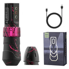 Yilong Flux Max Professional Wireless Tattoo Machine Permanent Makeup Machines LED Digital Screen Stroke 3.5mm Tattoo Pen