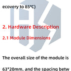 24W BLDC Motor Driver Module 5V-40V 2A Three-Phase PWM with Hall Sensor and Inductive Control
