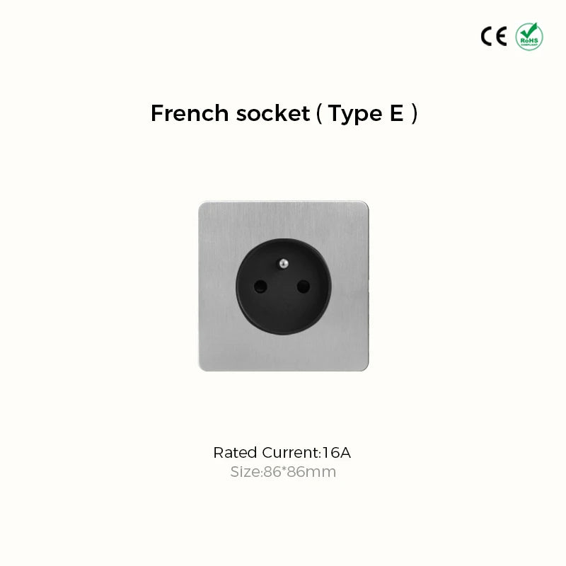Avoir Matte Silver Vintage Toggle Switch Panel Brass Lever Switches Push Button Home Improvements Light Switches Dimmer Sockets