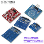 Digital Touch Switch TTP223/TTP223B/TTP224/TTP226/TTP229 Sensor Digital 1/4/8/16 Channel Micro Touch Key Capacitor Module
