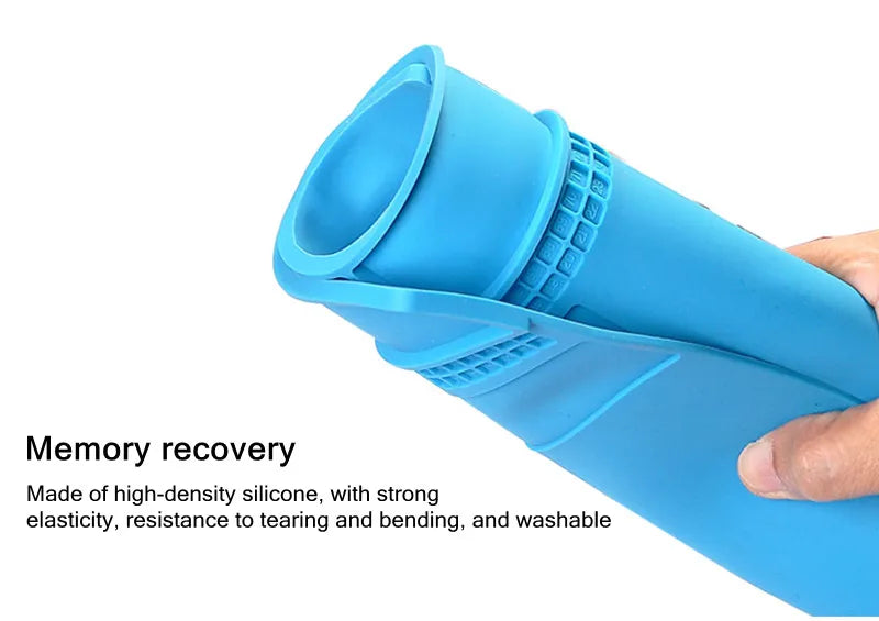 S-160 TE-509/502/508/610 LW-M3/M4 Silicone Soldering Mat ESD Antistatic Heat Resistant Insulation Repair Working Mat